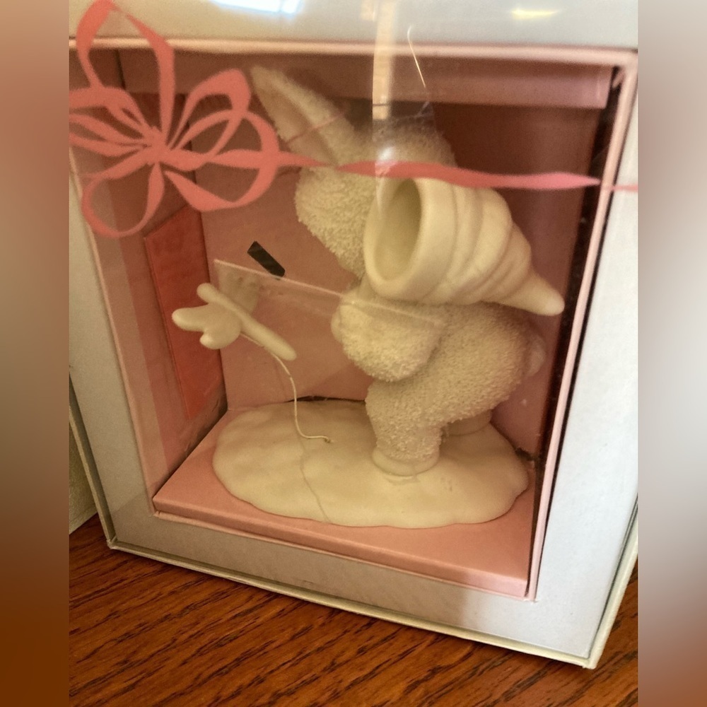 Dept 56 Snowbunnies “You better watch out or I’ll catch you” Springtime Stories